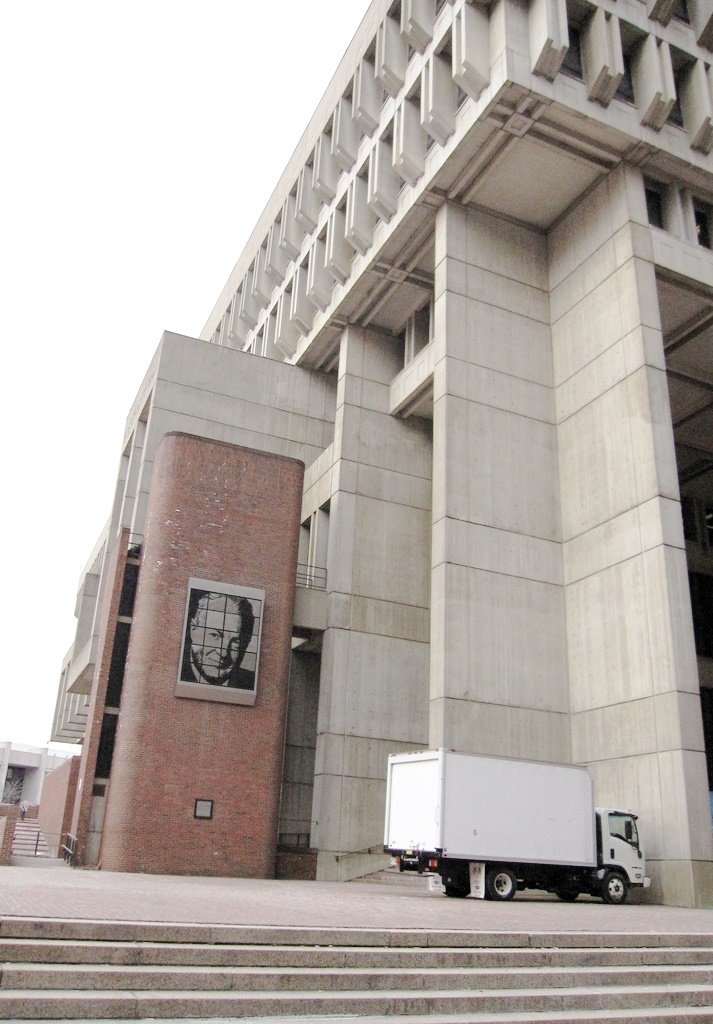 Boston City Hall building with modernist architecture