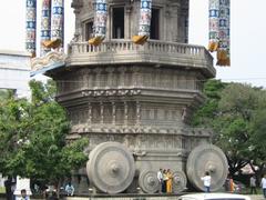 Valluvar Kottam Monument Wheels in Chennai, India