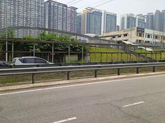Entrance A of SP20 Muhibbah LRT station in Kuala Lumpur with clear signage and pedestrian walkway