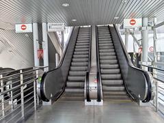 Entrance B of SP20 Muhibbah LRT station in Kuala Lumpur