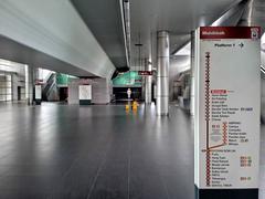 SP20 LRT Muhibbah concourse at basement level in Kuala Lumpur