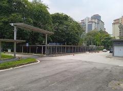 LRT Muhibbah Park and Ride parking area in Kuala Lumpur