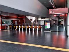 SP20 Muhibbah LRT station concourse in Kuala Lumpur