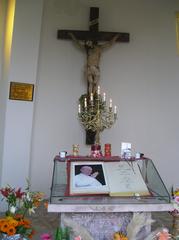 Virgin Mary statue inside a church in Santiago de Chile