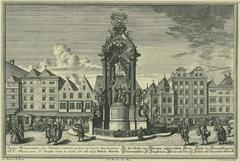 Salomon Kleiner's Vermählungsbrunnen fountain from 1750