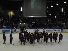 HYS ice hockey players on the ice track at De Uithof