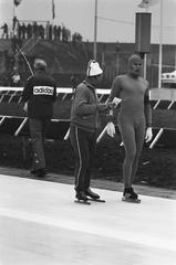 Ice skating competition at the first ISSL World Cup for professionals on De Uithof ice rink in The Hague, Netherlands, 1973