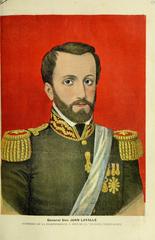 Portrait of Argentine General Juan LaValle from La Mujer magazine