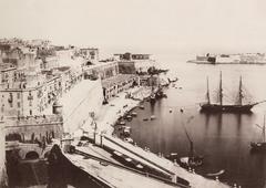 Santa Barbara Bastei near Malta by Giorgio Sommer