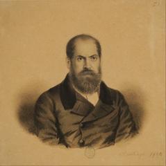 Portrait of Ignacio Baz by Domingo F. Sarmiento