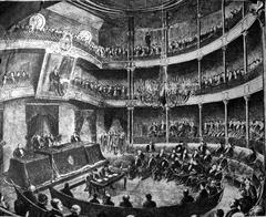 Domingo Sarmiento opening the ordinary session period in the Congress on May 6, 1872
