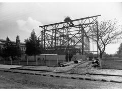 Construction of the East Wing of the Museum in 1908