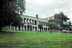 Alexandra Palace north London after fire in 1980