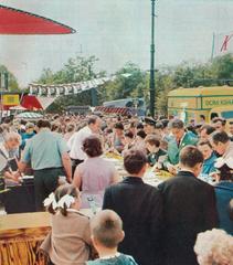 Book fair in Aleje Ujazdowskie, Warsaw in the 1960s