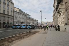 Farmers protest in Warsaw on 27th February 2024