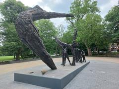 Slavernijmonument in Oosterpark Amsterdam after renovation