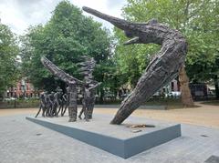 Restored Slavernijmonument in Oosterpark Amsterdam 2025