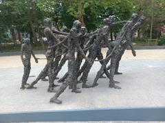 Slavery Monument after renovation in Oosterpark Amsterdam