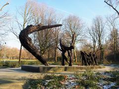 Slavery monument in Oosterpark Amsterdam