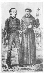 Manuel Dorrego moments before execution