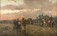 Gregorio Aráoz de La Madrid bidding farewell to Manuel Dorrego before his execution