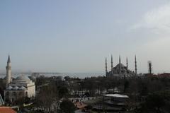 Firuz Ağa Mosque and Sultanahmet Mosque in Istanbul 2015
