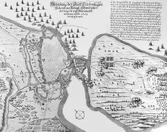 Illustration of the 1659 attack on Copenhagen during the February 11th storm