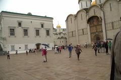 August 14th 2016 in Moscow cityscape with historical buildings