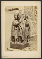Four porphyry figures near the door of the Doge's Palace in Venice