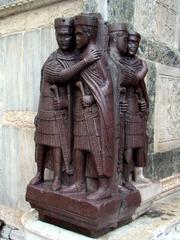 Tetrarch statue of Roman rulers