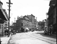 View of 1200 rue Saint-Jean in Quebec around 1900
