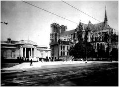 Early 20th century photo of Carnegie Cathedral exterior