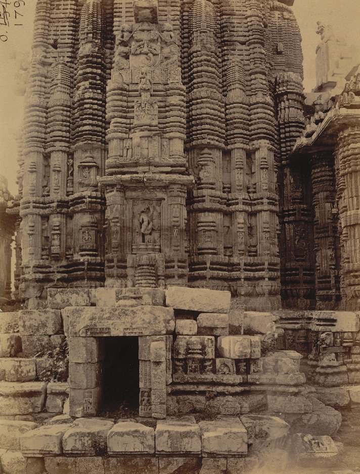 Northern façade of Ananta Vasudeva Temple shrine in Bhubaneshwar