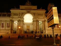 Palazzo delle Esposizioni in Rome facade with classical architecture