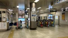 Imadegawa Station entrance on Kyoto Municipal Subway
