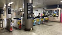 Imade-gawa Station southern entrance of Kyoto Municipal Subway