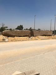 Broken Obelisk sculpture at Grand Egyptian Museum in Giza