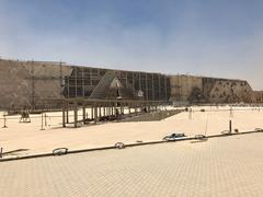 Grand Egyptian Museum in Giza Egypt exterior view