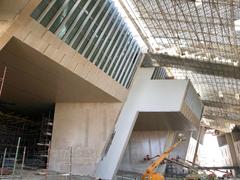 Grand Egyptian Museum exterior view in Giza, Egypt