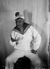 Ahmad Gamarlinski as Saylor character in theatrical play Intervention