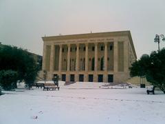 Azerbaijan State Academic National Drama Theatre building in Baku