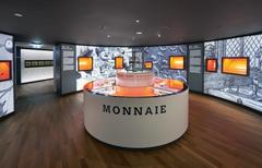 View of thematic parcours Monnaies et médailles at Nationalmusée um Fëschmaart in Luxembourg