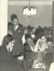 Celebration at S+H Theatre featuring Božena Weleková, Míla Mellanová, Zdeněk Lepšík, František Flajšhans