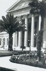 Historical entrance of the National Congress building in Santiago, Chile around 1920