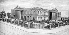 Historic Palacio del Congreso Nacional de Chile building in Santiago, 1891