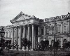 Historic photograph of the National Congress of Chile building in 1895