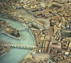 Scale model of the Circus Flaminius area in Ancient Rome by Italo Gismondi