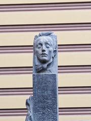 Bust of Evgeni Mikeladze near Tbilisi Opera House