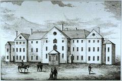 Historic Château Saint-Louis in Quebec City from 1620 to 1834