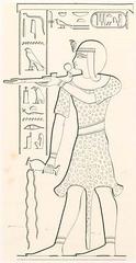 Queen Tyti of ancient Egypt dressed as male Inmutef priest in tomb QV52